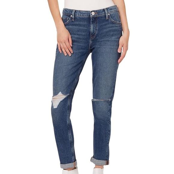 Hudson Lana Distressed Skinny Jeans Size 27 - Picture 1 of 8